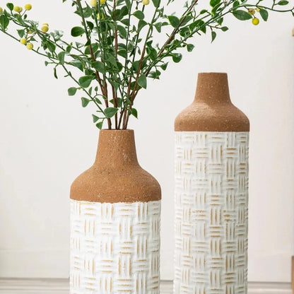 Design details of Boho Floor Vases