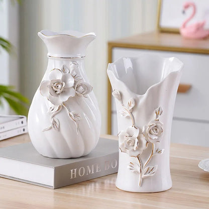 Bud Vases Wedding White