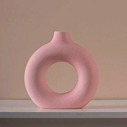 Medium sized Ceramic Vase Pink