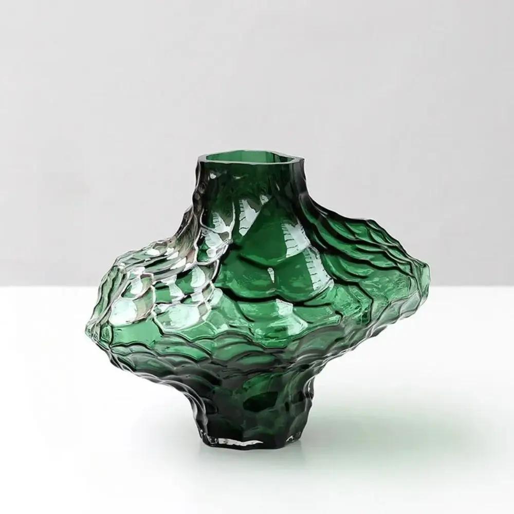 Large Emerald Green Vase