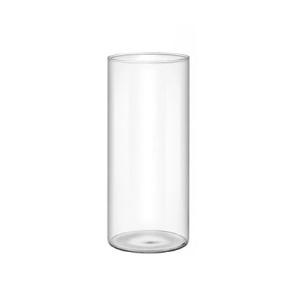 Medium Glass Cylinder Vase on a white background