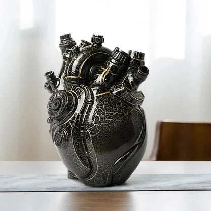 Heart Vase standing on a table