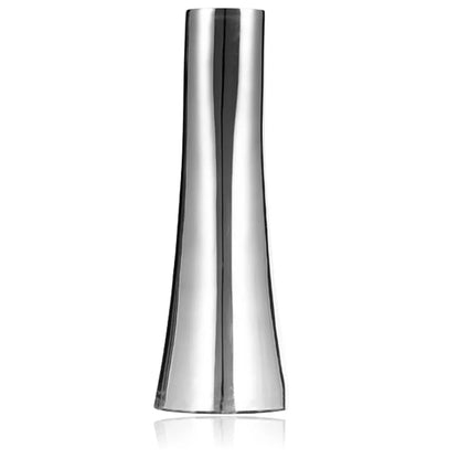 Metal Silver Vase on a white background