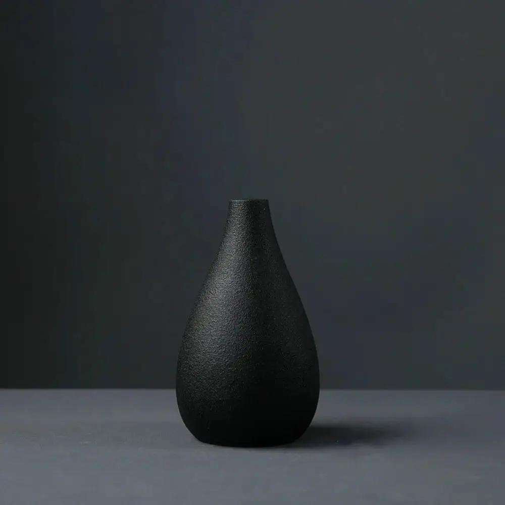 Large Modern Black Vase