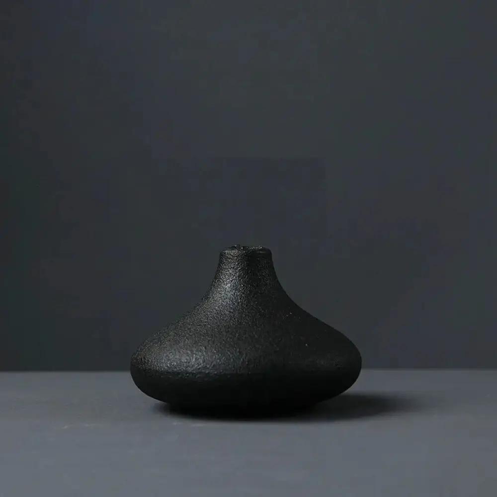 Small Modern Black Vase